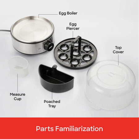 Sanford SF5755FS 7 Egg Boiler – parts familiarization diagram