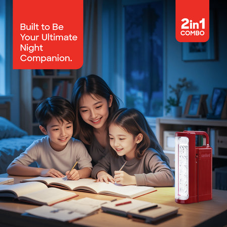 Sanford Emergency Lantern & 5W Searchlight Combo with Rechargeable Batteries - buysanford