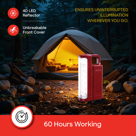 Sanford Emergency Lantern & 5W Searchlight Combo with Rechargeable Batteries - buysanford
