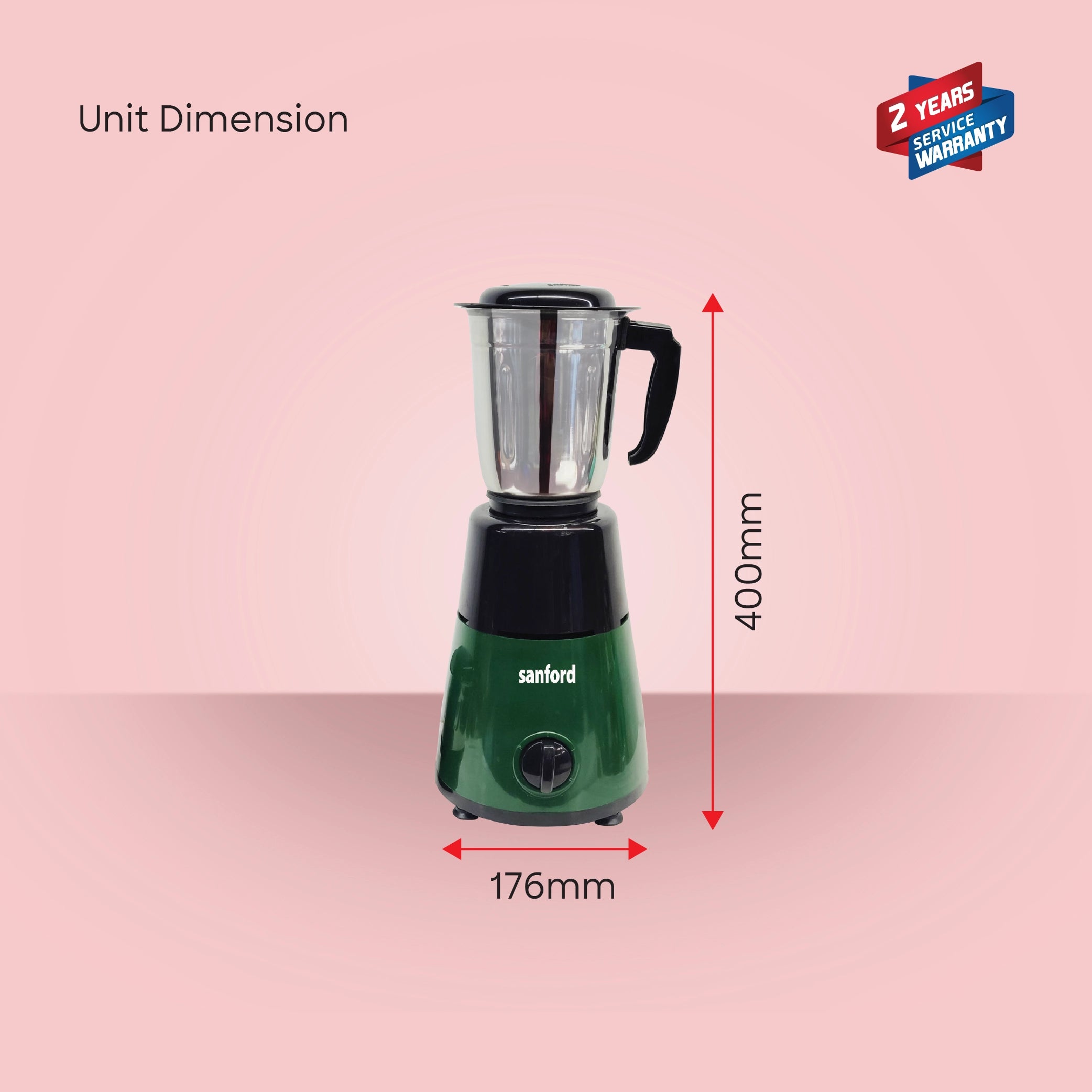 550W mixer grinder 1.2L blending jar chutney jar sanford 6