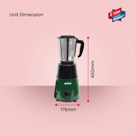 550W mixer grinder 1.2L blending jar chutney jar sanford 6