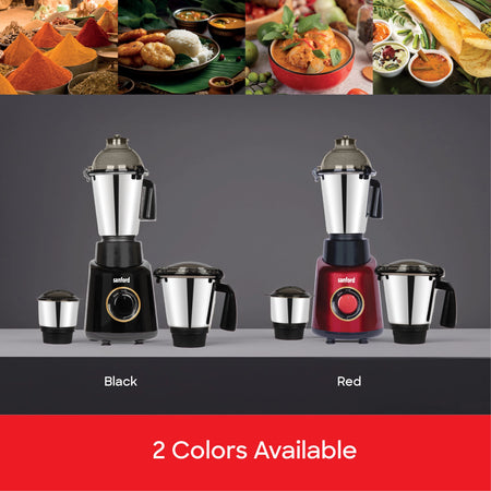 3 in 1 mixer grinder 800W stainless steel jars sanford 5