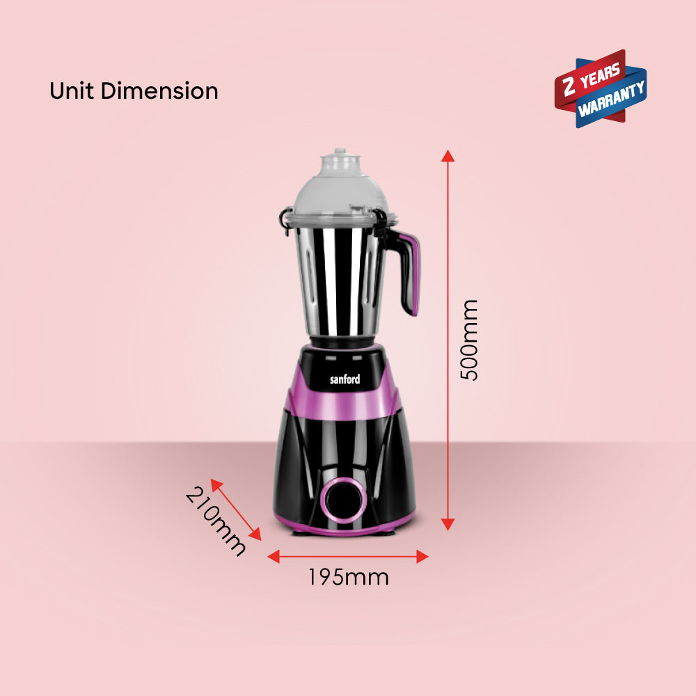 SANFORD 3 IN 1 GRINDER MIXER 800 WATTS 1.5 LITRE (MADE IN INDIA) - buysanford