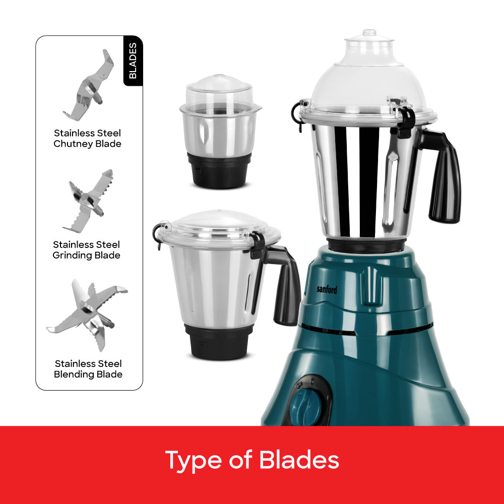 Sanford 3 in 1 Multifunctional Mixer Grinder With Power full 550 Motor | SF5910GM - buysanford