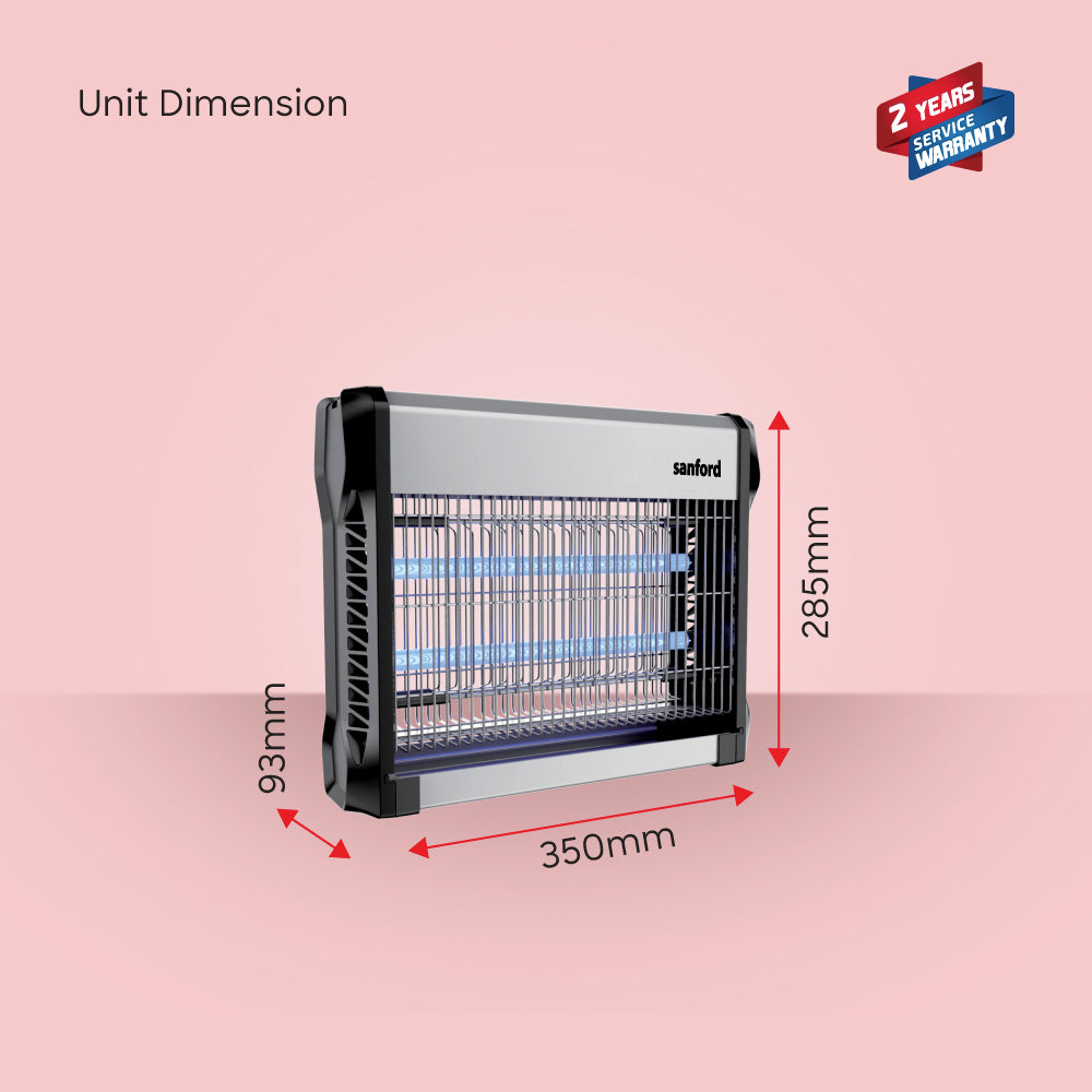 Sanford High-Performance Insect Killer | Dual UV Lamps | 23W Power | Non-Toxic & Eco-Friendly | Multiple Mounting Options - buysanford