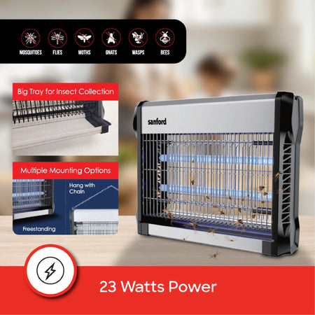 23W insect killer dual UV lamps eco friendly sanford 3