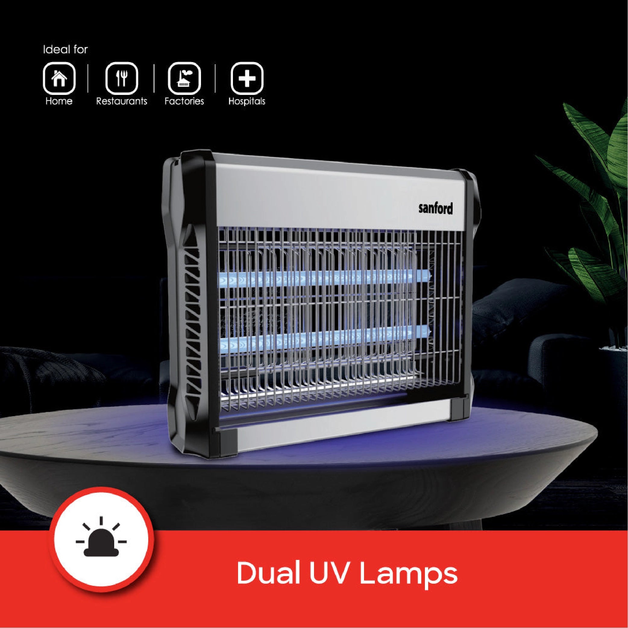 23W insect killer dual UV lamps eco friendly sanford 4