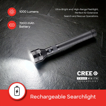 hyper bright 10W cree led flashlight 2500m rechargeable torch sanford 3