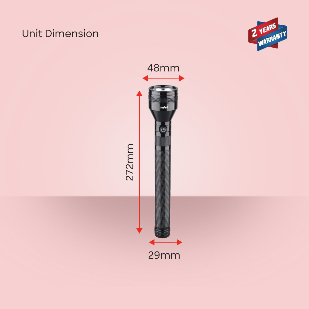 Sanford  Pcs FORCE Series Rechargeable LED FLASH LIGHT | SF6180SLC - buysanford