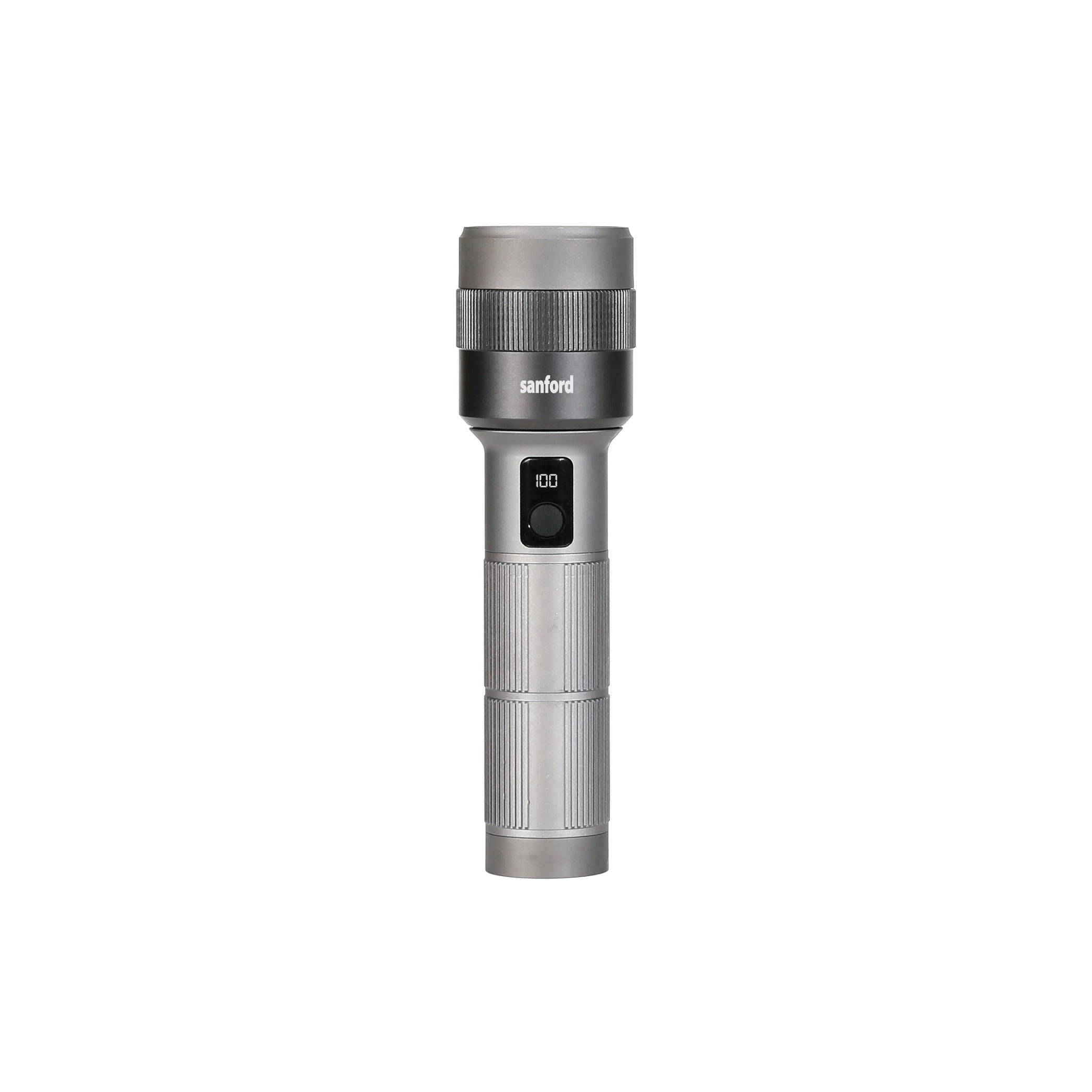 rechargeable flashlight torch zoom 5 mode laser led 5000 lumens 50W sanford 1