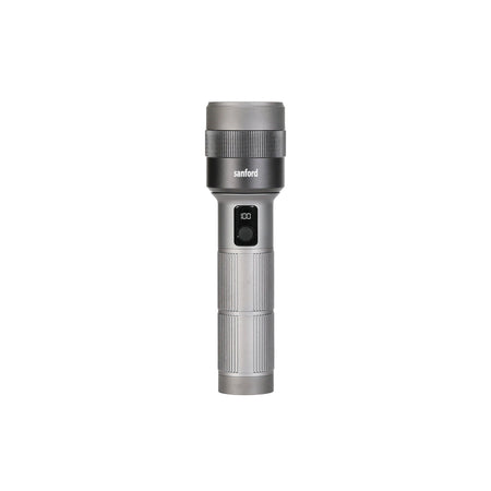 rechargeable flashlight torch zoom 5 mode laser led 5000 lumens 50W sanford 1