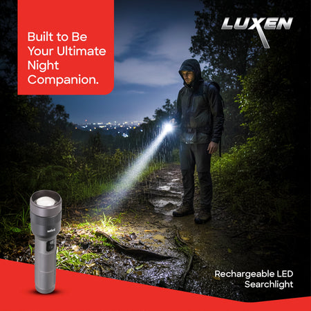 rechargeable flashlight torch zoom 5 mode laser led 5000 lumens 50W sanford 2