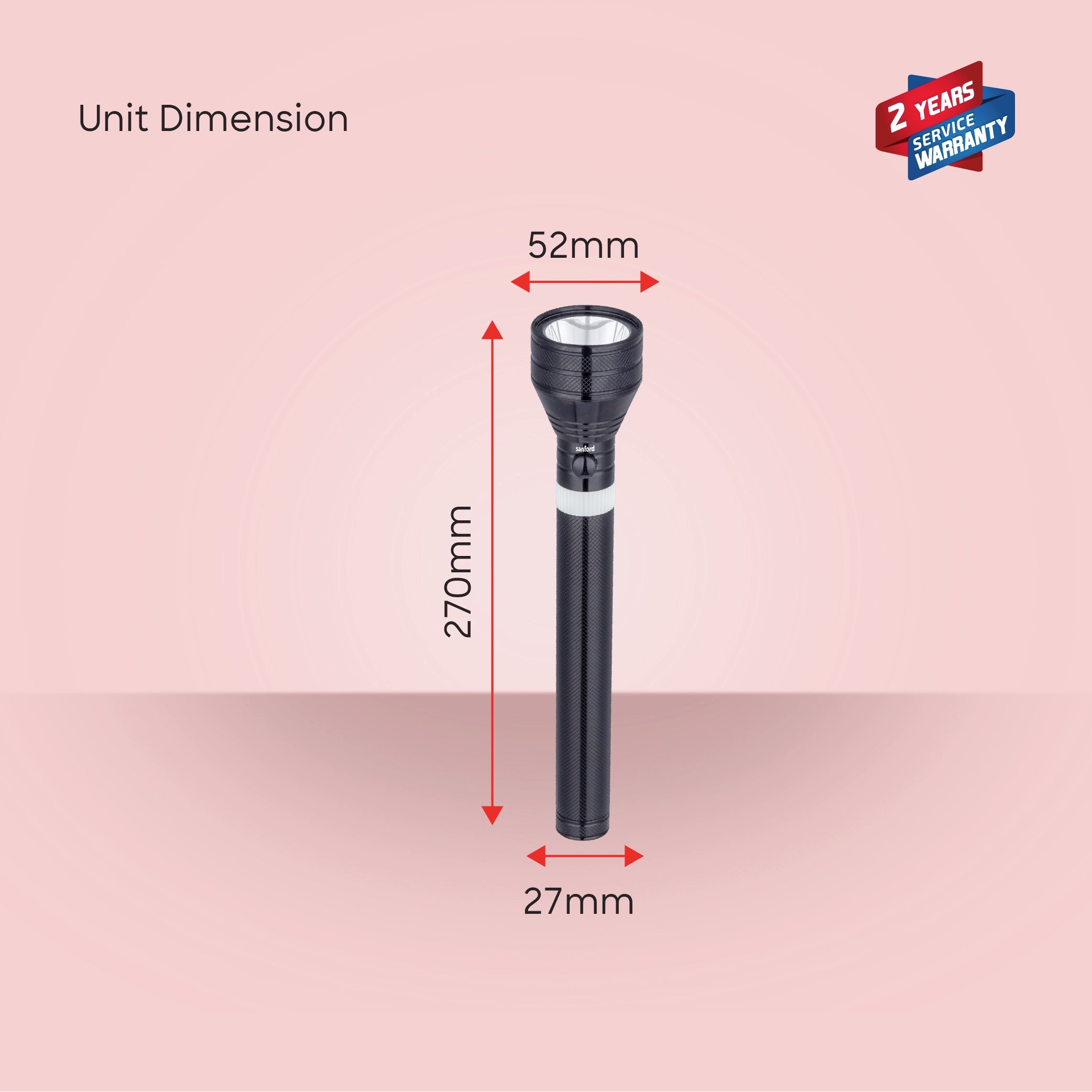 7W CREE LED flashlight rechargeable 3200m long range waterproof sanford 6