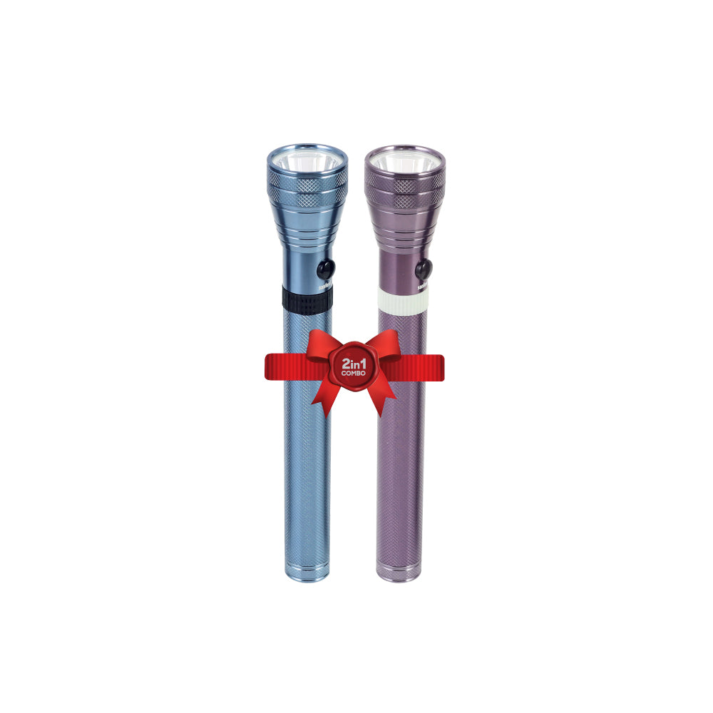 Sanford 5W CREE LED Flashlight | 1800m Beam Distance | 4000mAh Rechargeable Battery | Rugged & Waterproof - buysanford