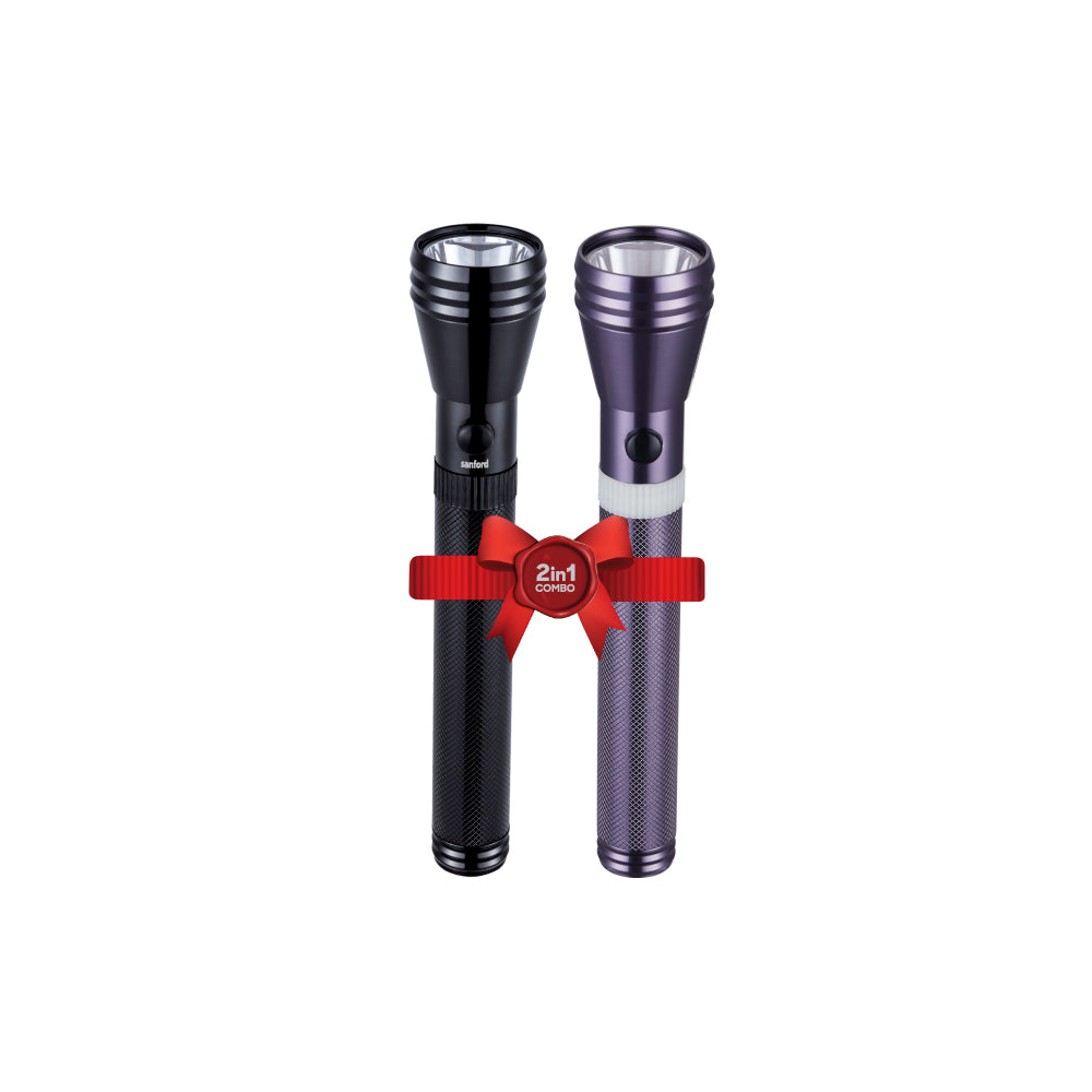 Sanford 5W CREE LED Flashlight | 2200m Range | 580 Lumens | 5000mAh Rechargeable Battery - buysanford