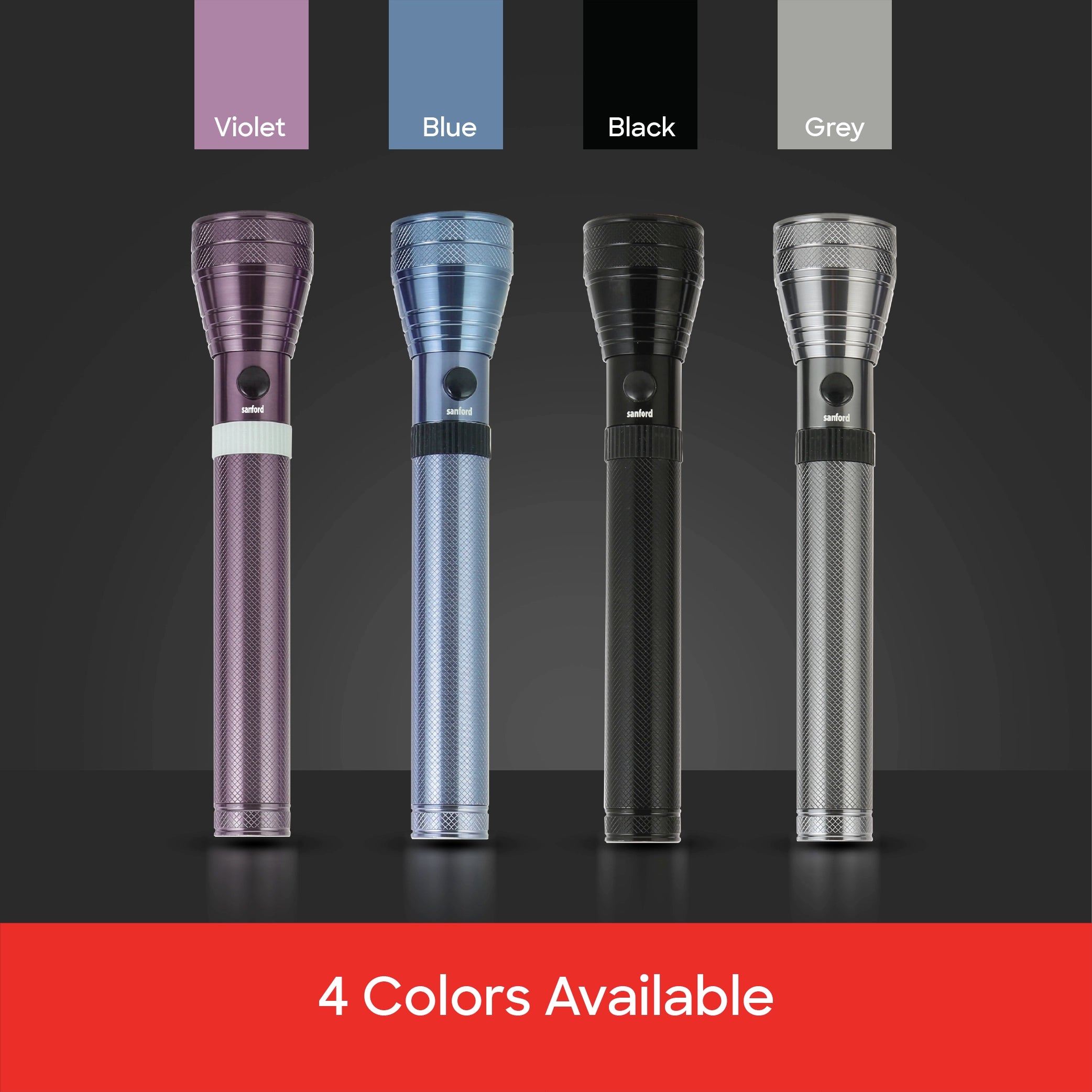 5W cree led rechargeable flashlight 580 lumens 2200m 5000mAh Battery waterproof sanford 7