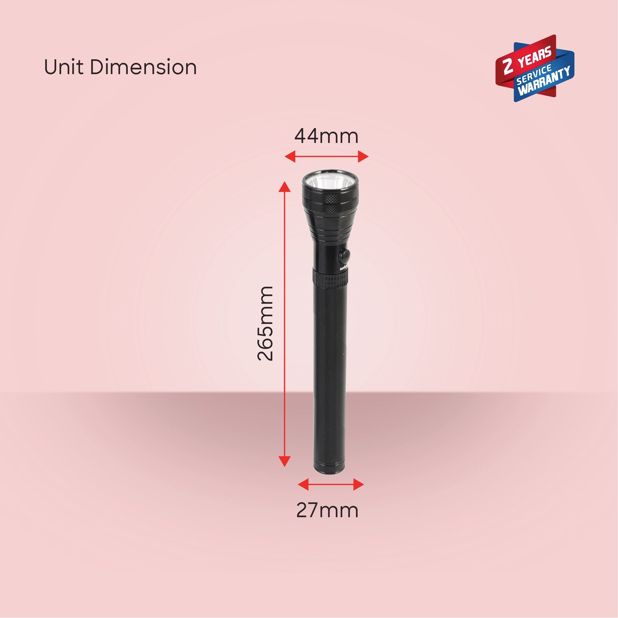 5W cree led rechargeable flashlight 580 lumens 2200m 5000mAh Battery waterproof sanford 8