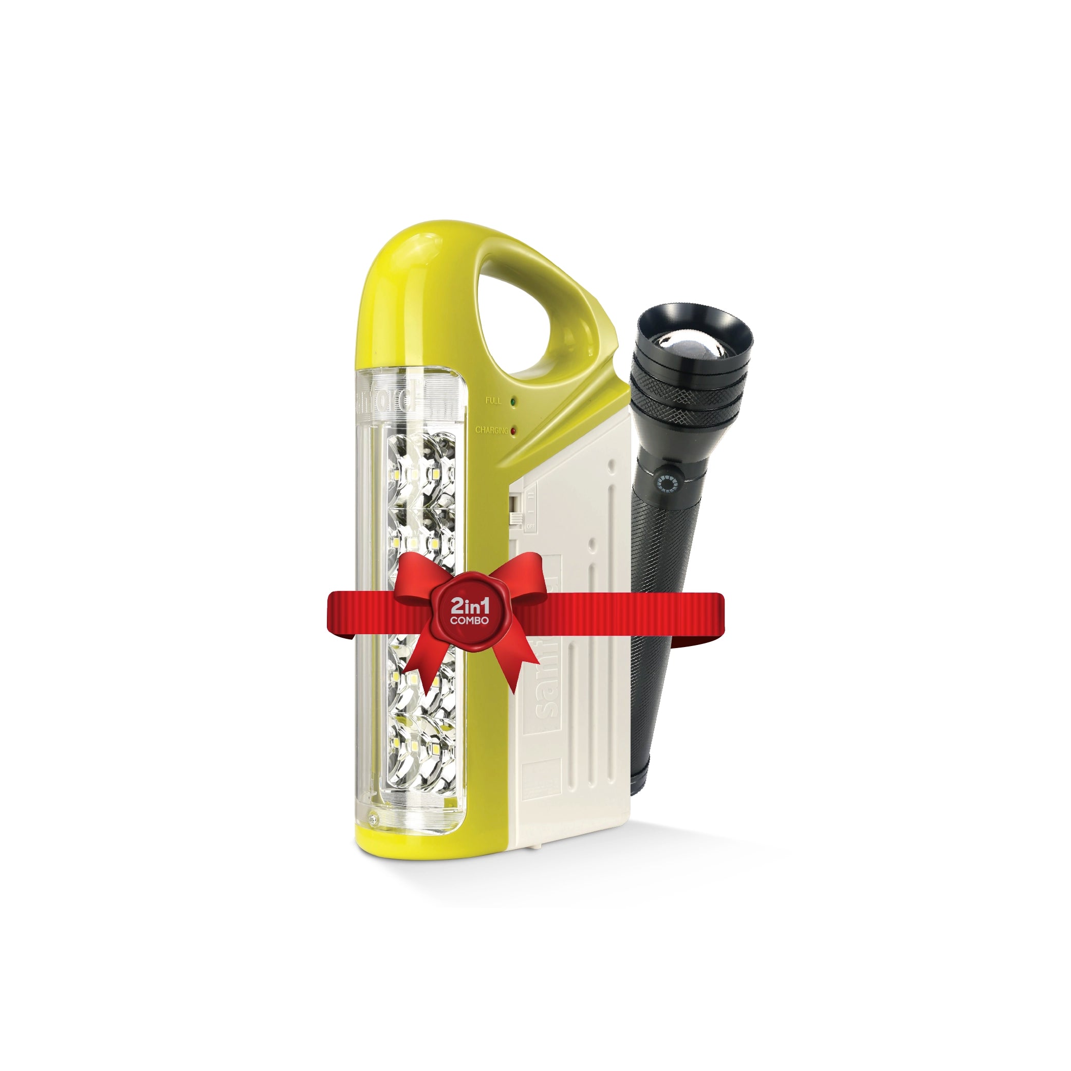 rechargeable LED flashlight and emergency lantern combo pack sanford 1