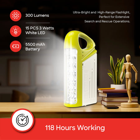 rechargeable LED flashlight and emergency lantern combo pack sanford 3