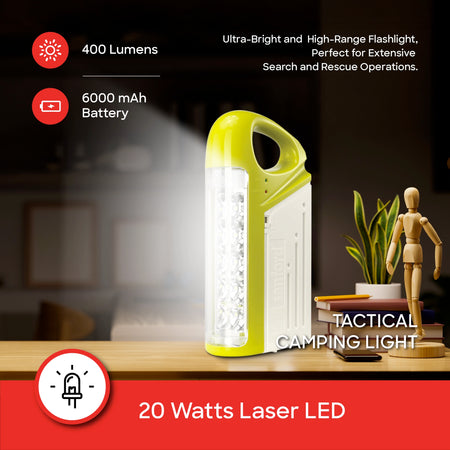 rechargeable LED flashlight and emergency lantern combo pack sanford 4