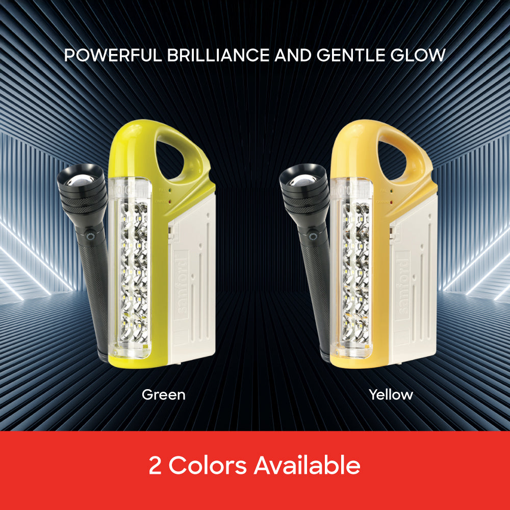 Sanford Rechargeable LED FLASH LIGHT And  Rechargeable LED Emergency Lantern  COMBO PACK | SF6213SEC - buysanford