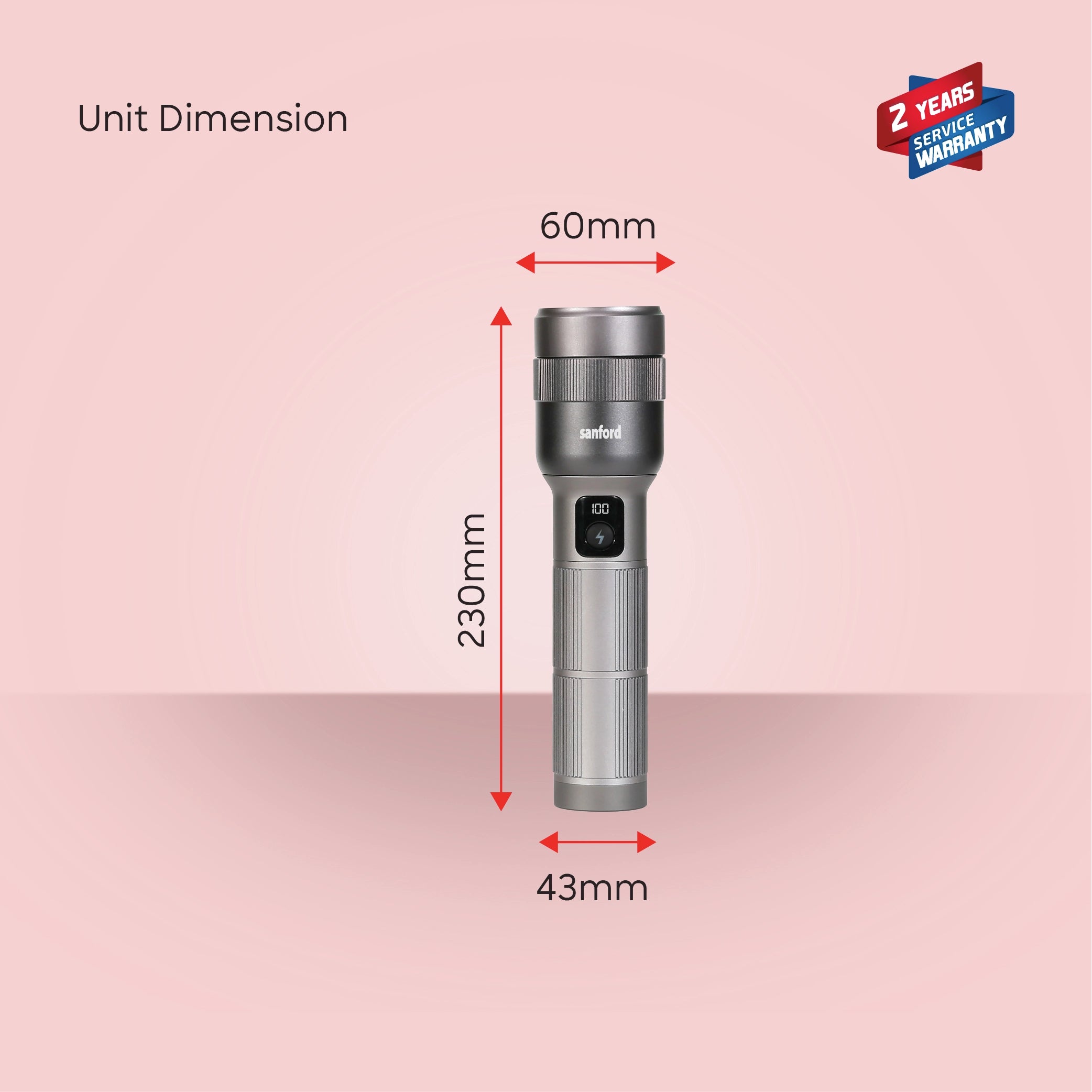 rechargeable flashlight torch zoom 5 mode laser led 7000 lumens 70W sanford 8