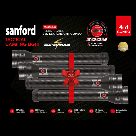 SF6306SLC - Zoom Searchlight (4pcs) - My Store