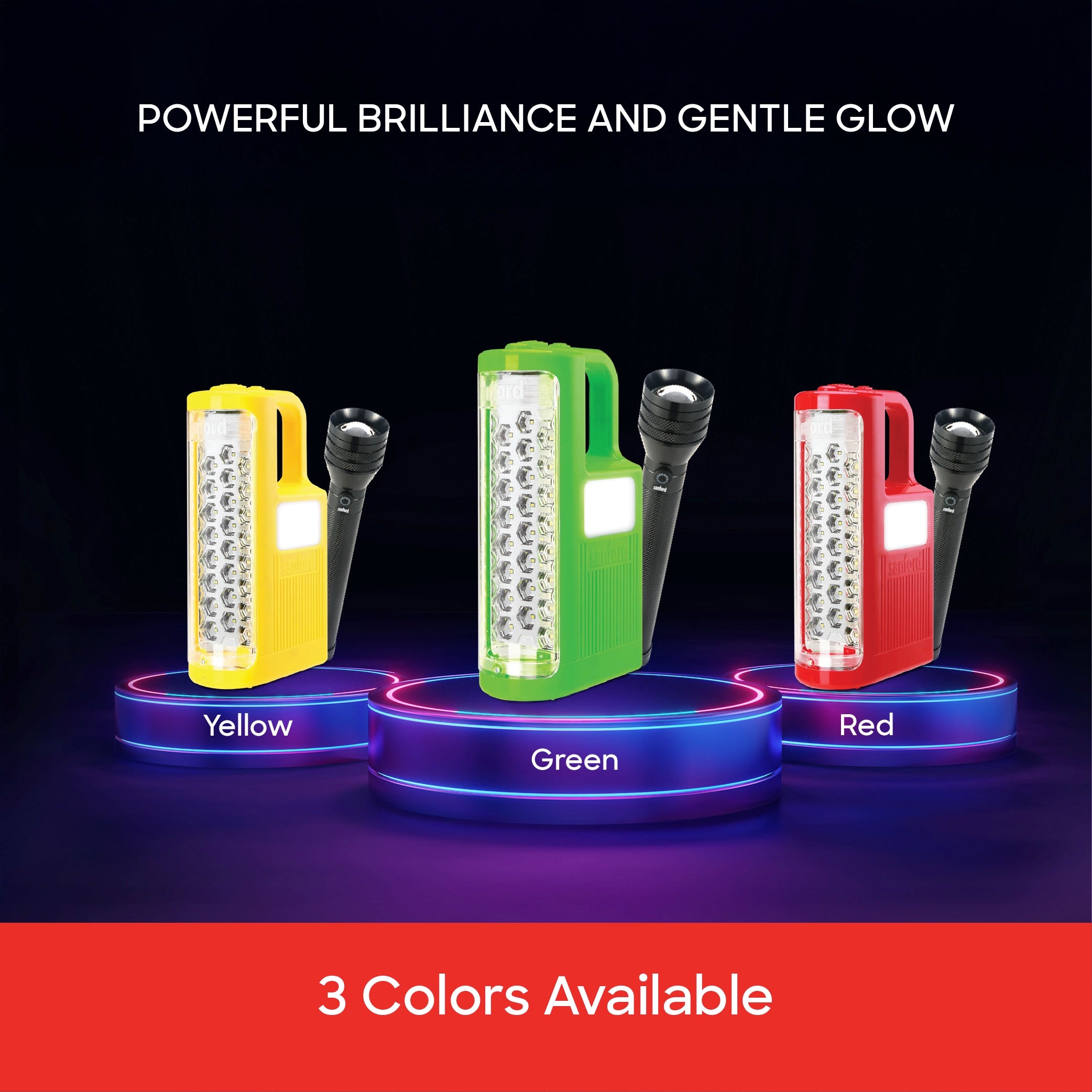 emergency light combo solar led lantern rechargeable laser flashlight sanford 7