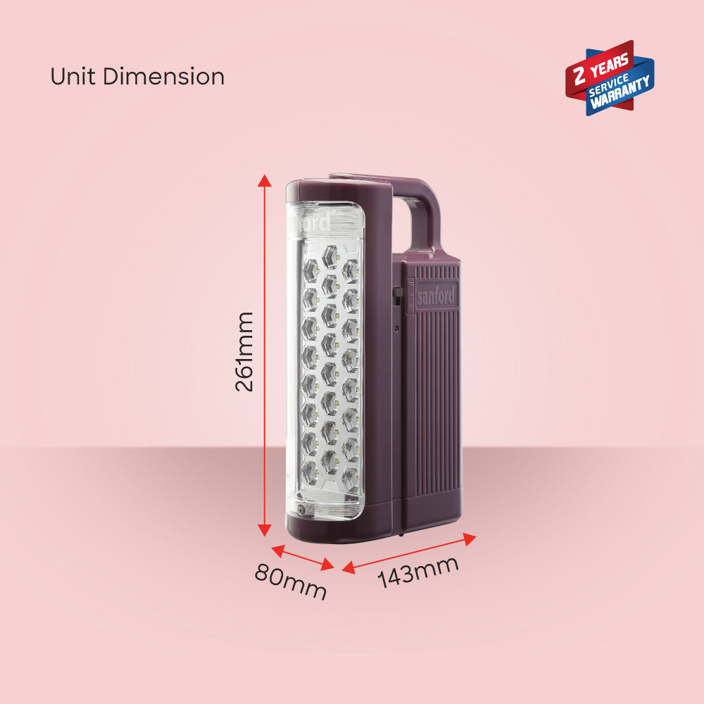 SANFORD RECHARGEABLE LED EMERGENCY COMBO 3 IN 1 (24PCS LED+24PCS LED+24PCS LED) - buysanford