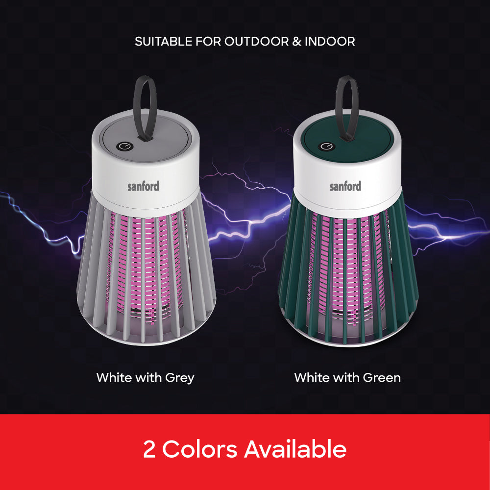Sanford 360° Mosquito Trap | 5W LED | 2000mAh Battery | Electric Shock | USB Charging | Silent & Portable - buysanford