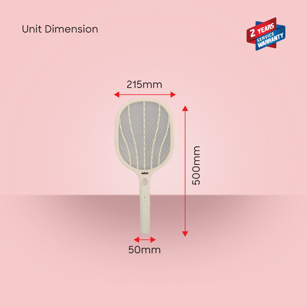 Sanford Mosquito Zapper | 3000V Grid | Purple LED Light | 500mAh Battery | USB Rechargeable | Safe & Portable - buysanford