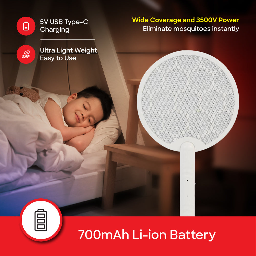 Sanford Type C Rechargeable Lithium Ion Battery Mosquito Racket | SF639MK - buysanford