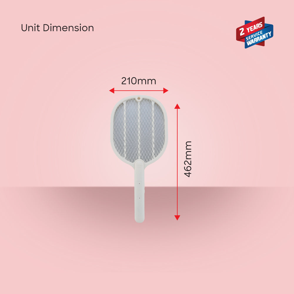 Sanford Rechargeable Mosquito Bat | 3500V Grid | 700mAh Li-ion Battery | Type-C Charging | Lightweight & Safe - buysanford