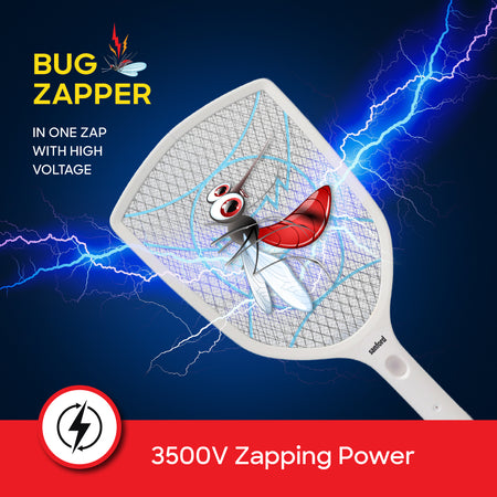 Sanford 3500V mosquito bat high-voltage mesh grid for instant insect elimination
