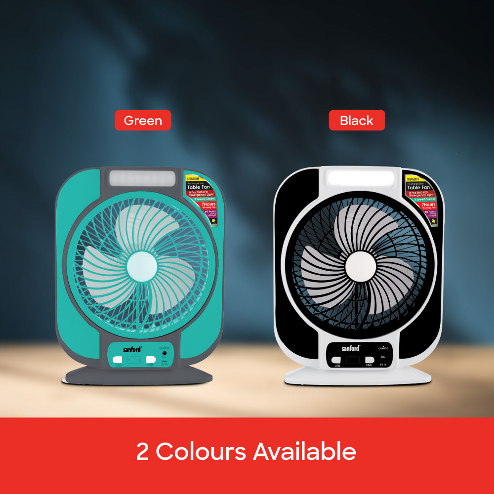 Sanford Rechargeable Fan With Led | SF6652RTF - buysanford