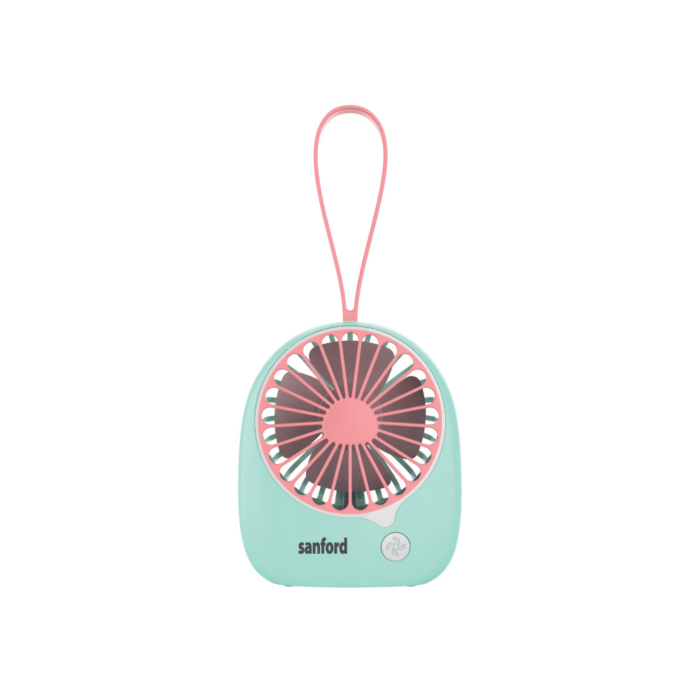 Sanford USB Rechargeable Mini Fan | 3-Speed | Micro-USB Charging | 6-Hour Runtime | Overcharge Protection | Silent Operation - buysanford