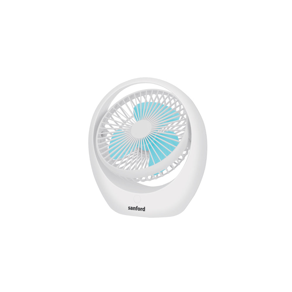 Sanford 3.7V Rechargeable Fan with 2000mAh Battery and 3-Speed Control | SF6658RTF-D - buysanford