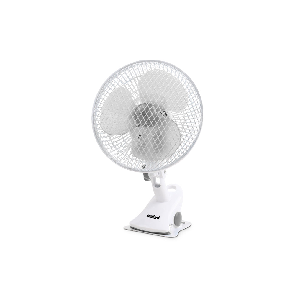 Sanford 3-in-1 Fan | Desk, Clip & Wall Mount | 360° Rotation | 2-Speed Silent Motor | 45W Power | Safety Net Cover - buysanford
