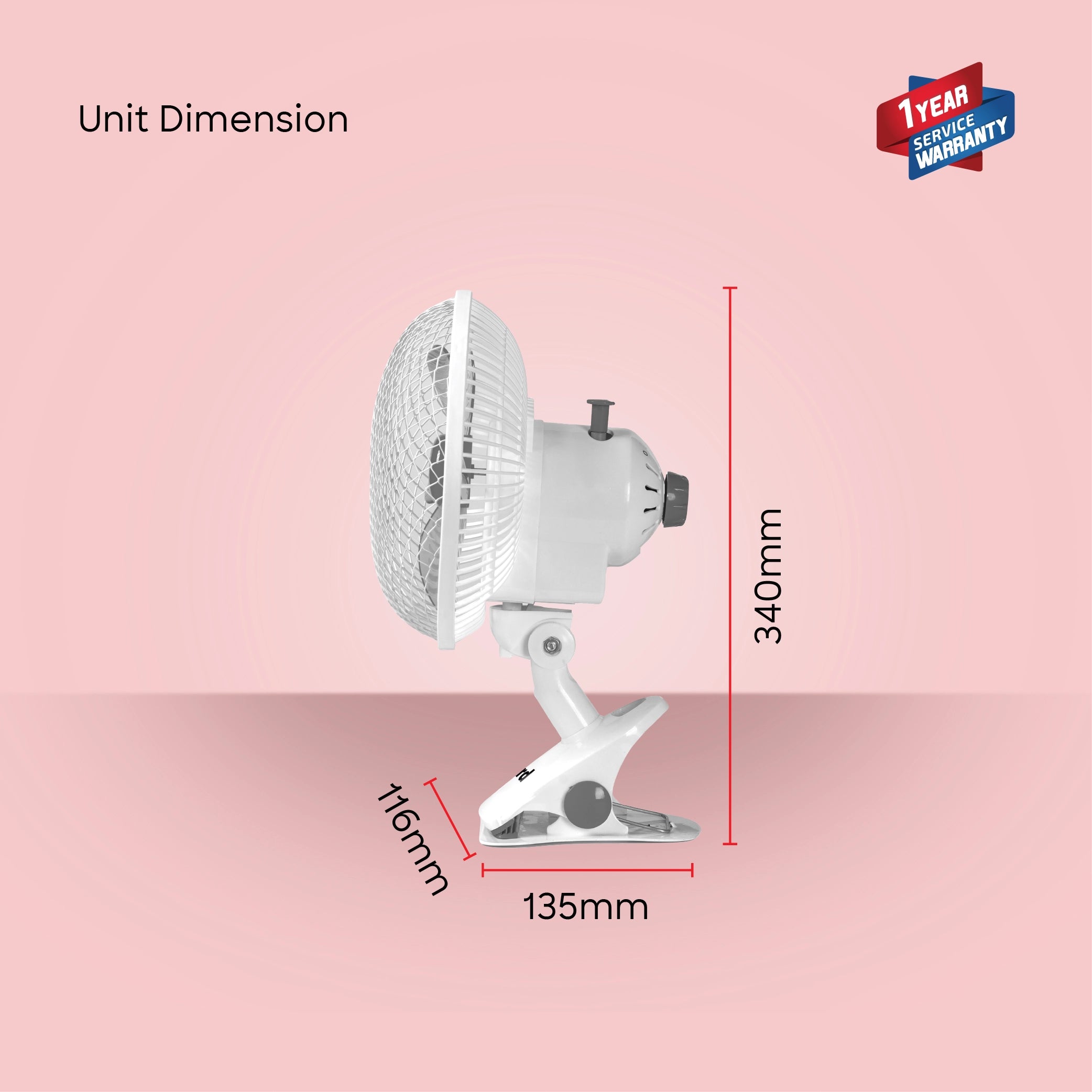 Shop Sanford 8 Inch 3-In-1 Clip Fan 45W With 360 Degree Rotation Shop Sanford 8 Inch 3-In-1 Clip Fan 45W With 360 Degree Rotation