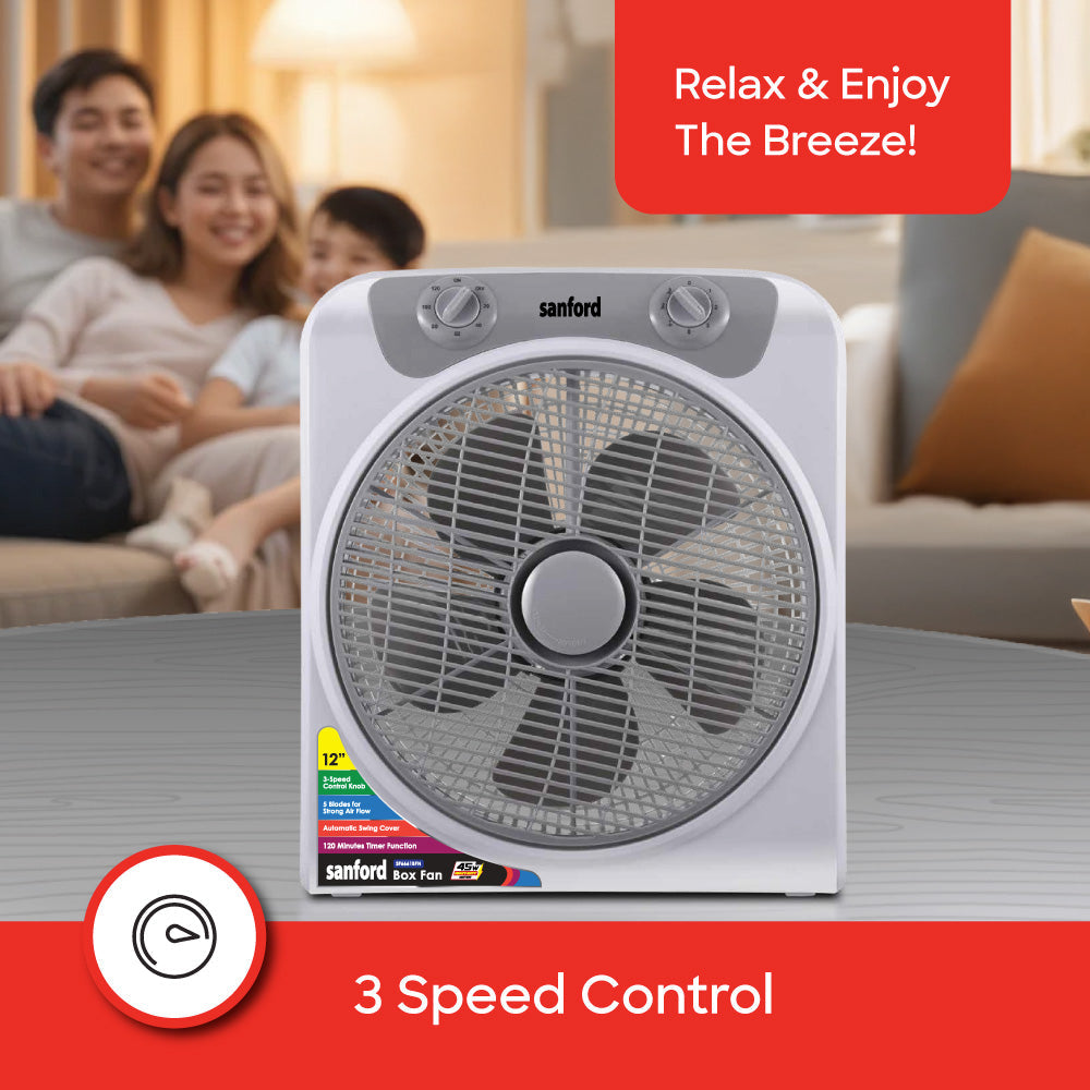 Sanford 12 inch Box Fan | SF6661BFN - buysanford