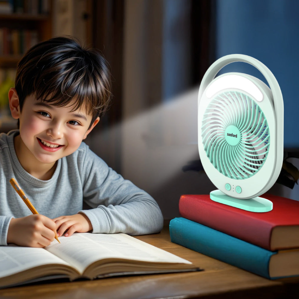 Sanford Rechargeable Fan With Led | SF6662MFN - buysanford