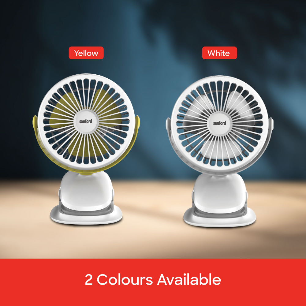 Sanford Rechargeable Clip  Fan | SF6664PCF - buysanford