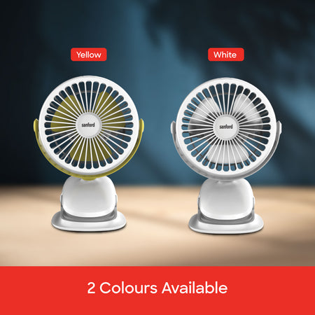 Sanford Rechargeable Clip  Fan | SF6664PCF - buysanford