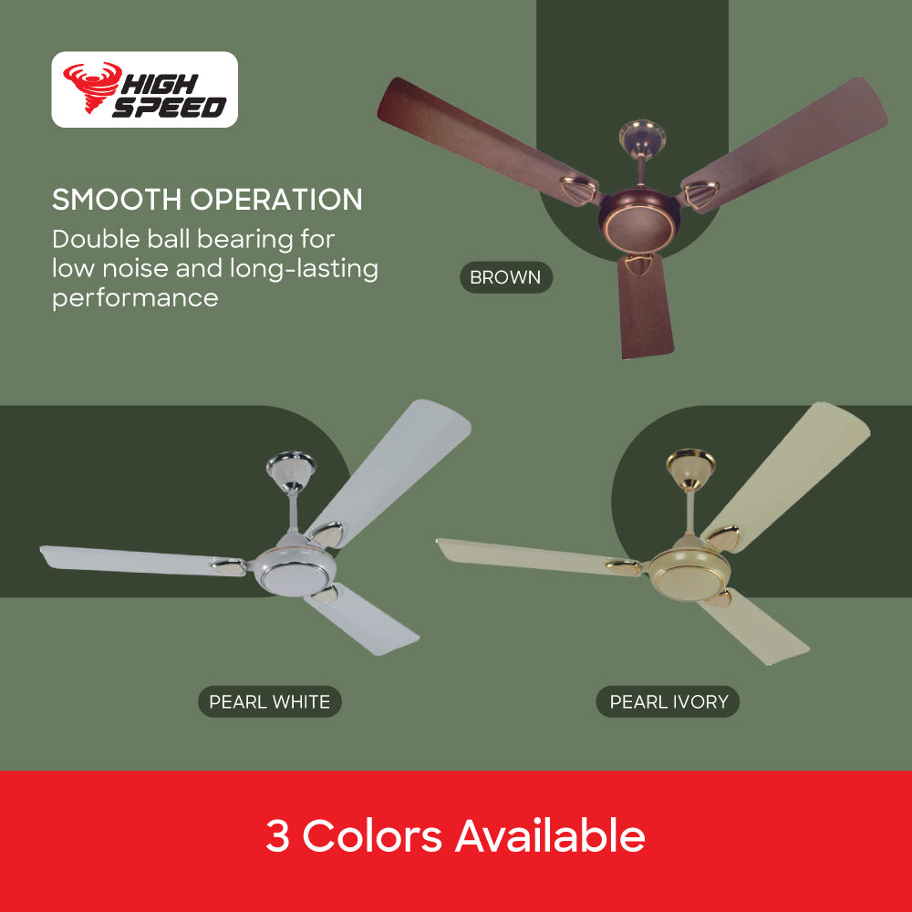 Sanford 80W 56-Inch Ceiling Fan with 1400mm Blades and Copper Motor |  SF6665CFN - buysanford