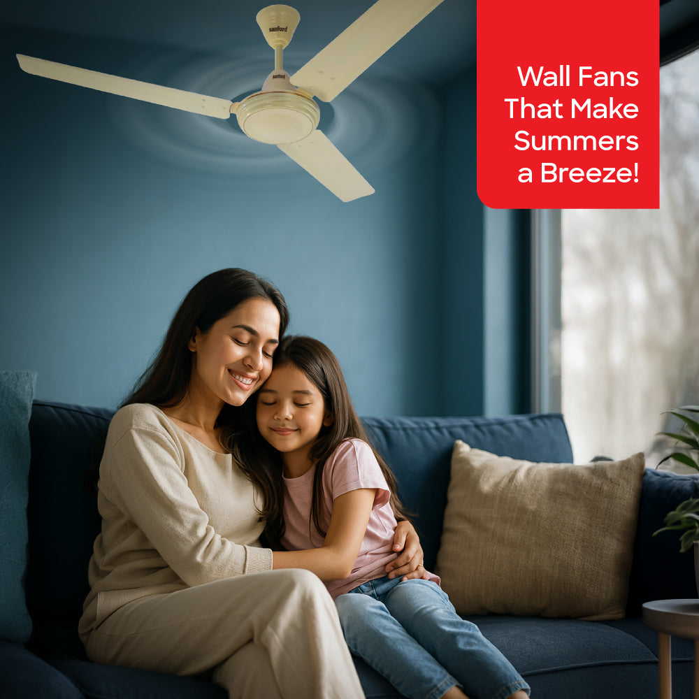 Sanford 80W 56-Inch Ceiling Fan with Copper Winding and High-Speed Blades |  SF6666CFN - buysanford