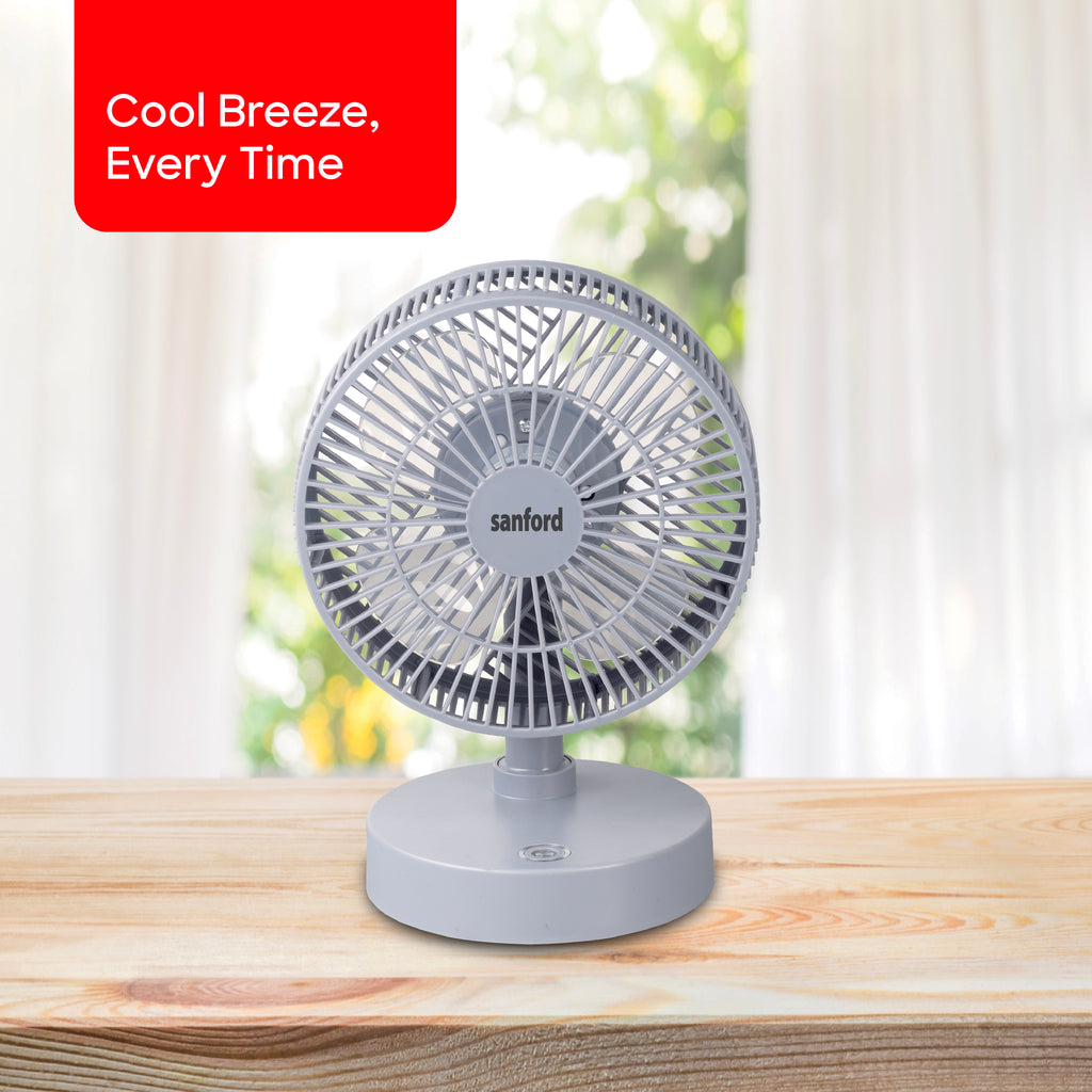 Sanford 7-Inch Rechargeable Portable Fan | SF6668MFN