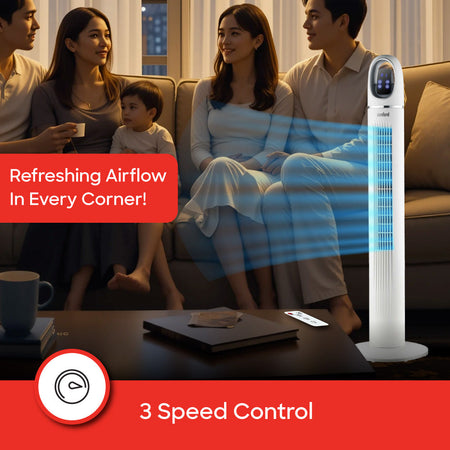 Sanford Smart Remote Controlled Tower Fan | SF6701TRF - SANFORD MIDDLE EAST DWC L.L.C
