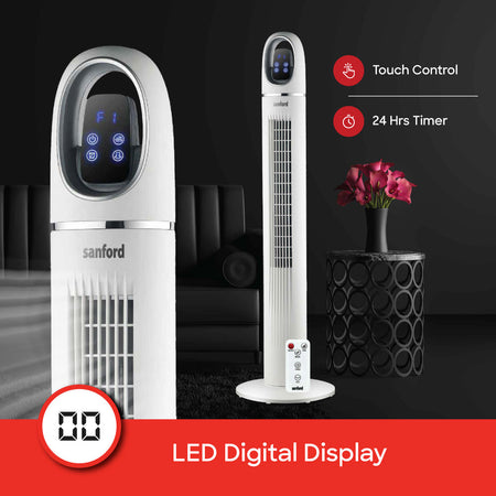 Sanford Smart Remote Controlled Tower Fan | SF6701TRF - SANFORD MIDDLE EAST DWC L.L.C