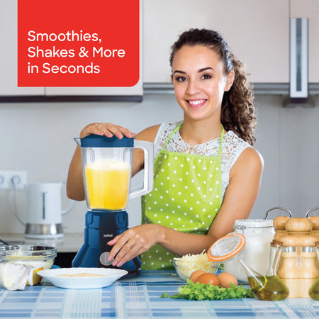2 in 1 blender grinder 1.5L jar 350W stainless steel blades sanford 2