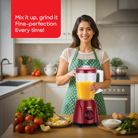 3 in 1 blender miller chopper 1600ml jar stainless steel blades sanford 2